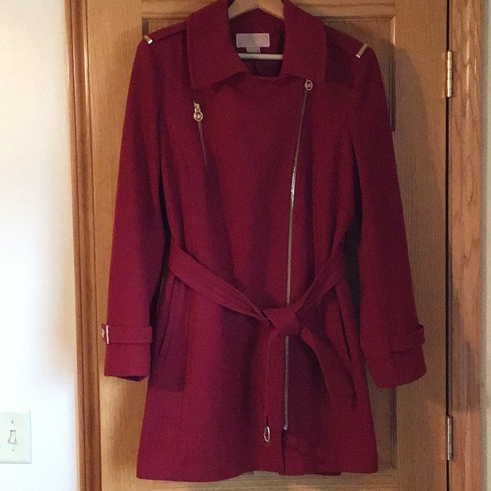 Michael Michael Kors Red Coat in Size 16
